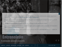 Tablet Screenshot of entrenaleon.com